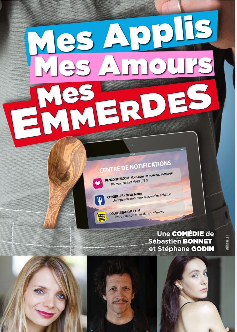 Soirée Théatre L'Atelier : "Mes apllis Mes amours Mes emmerdes"